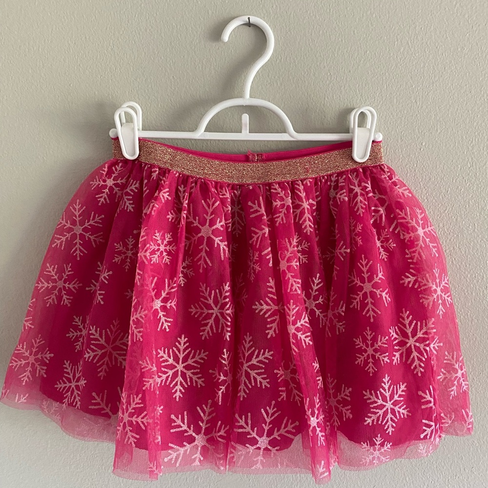 Cynthia Rowley Fuchsia Skirt with Gold Waistband